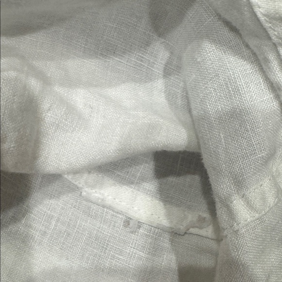 Quince European Linen Button Down Shirt White Long Sleeve Blouse Shirt Size XS - Picture 6 of 9